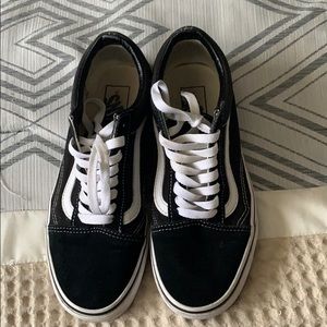 Black & white old school vans
